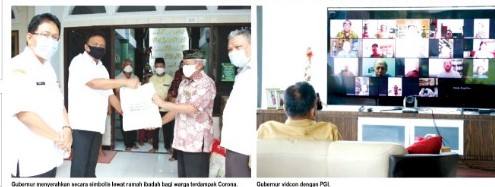 Gubernur Olly Salurkan Sembako ke Warga Terdampak Covid-19